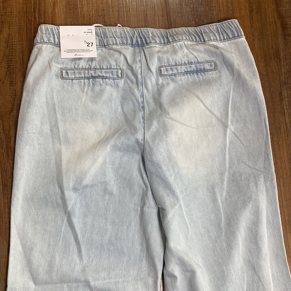 KanCan so sweet drawstring wide leg light wash jeans size 7 NWT - Picture 8 of 9